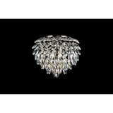 Coniston 2 Light Crystal Wall Light – Antique Brass