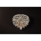 Coniston 2 Light Crystal Wall Light – French Gold
