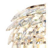 Coniston 2 Light Crystal Wall Light – French Gold