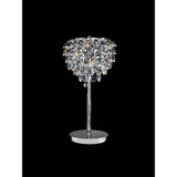 Coniston 2 Light Crystal Table Lamp - Polished Chrome