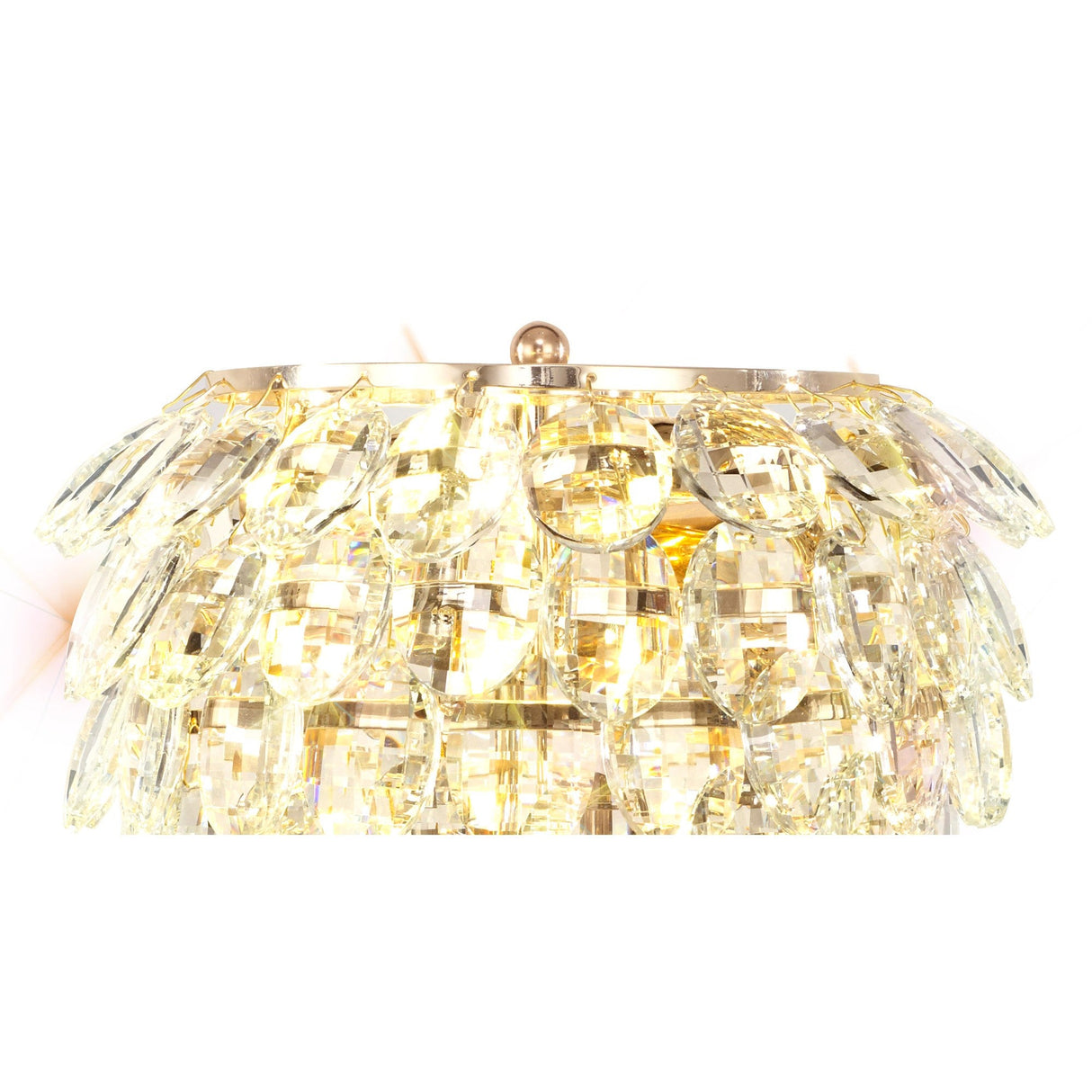 Coniston 2 Light Crystal Table Lamp - French Gold