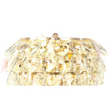 Coniston 2 Light Crystal Table Lamp - French Gold