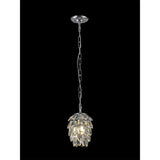 Coniston 17cm 1 Light Crystal Pendant Light - Polished Chrome