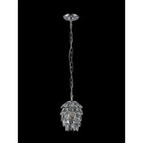 Coniston 17cm 1 Light Crystal Pendant Light - Polished Chrome