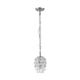 Coniston 17cm 1 Light Crystal Pendant Light - Polished Chrome