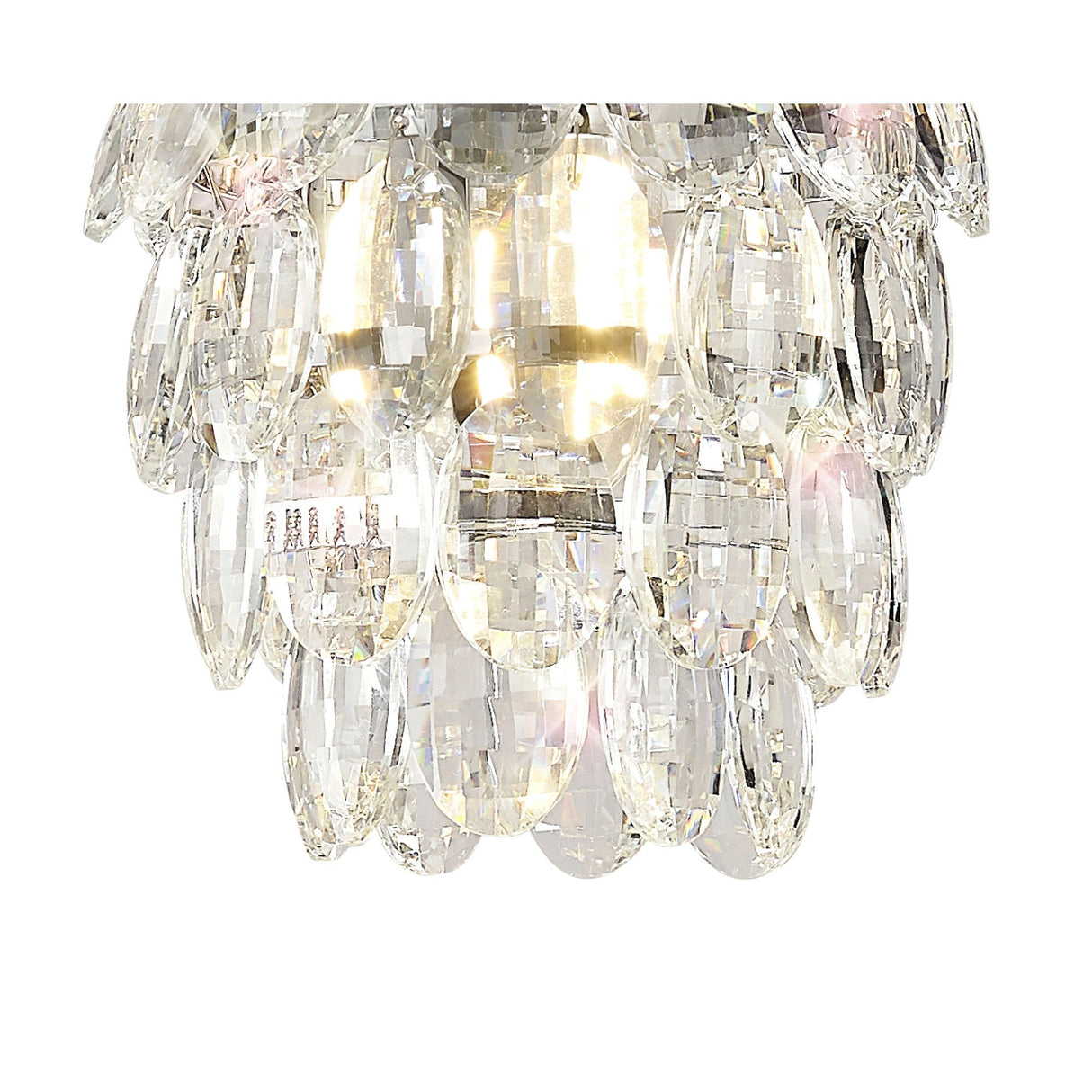 Coniston 17cm 1 Light Crystal Pendant Light - Polished Chrome