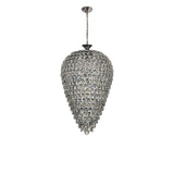 Coniston 60cm Acorn 16 Light Crystal Chandelier - Polished Chrome