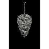 Coniston 60cm Acorn 16 Light Crystal Chandelier - Polished Chrome