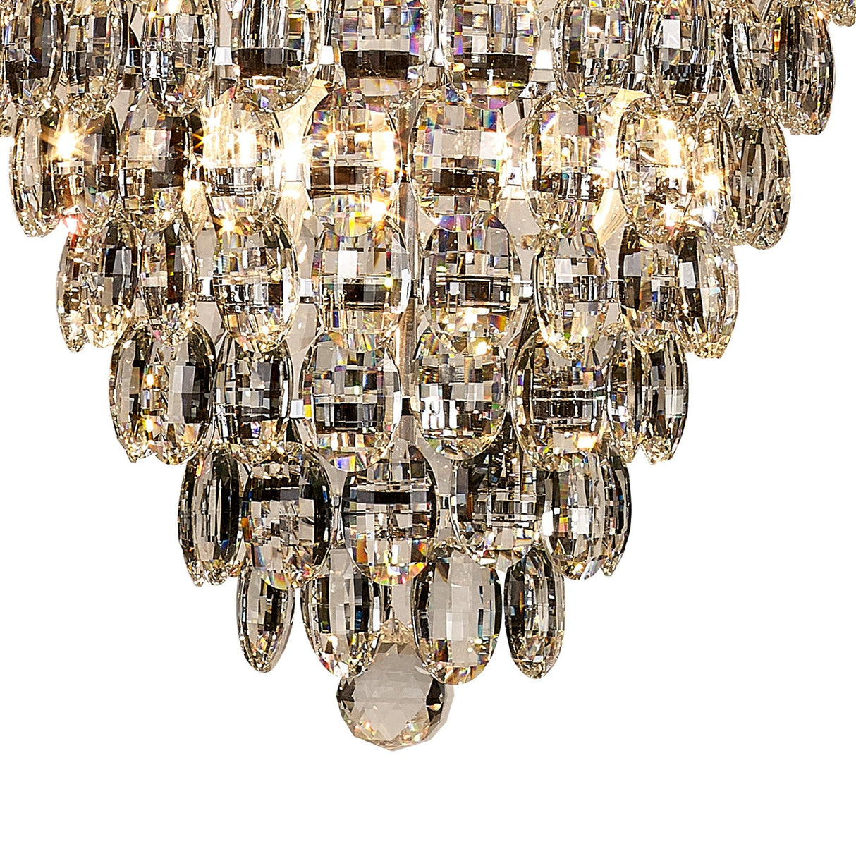 Coniston 60cm Acorn 16 Light Crystal Chandelier - Polished Chrome
