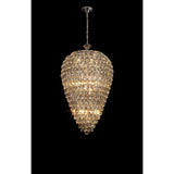 Coniston 60cm Acorn 16 Light Crystal Chandelier - Polished Chrome