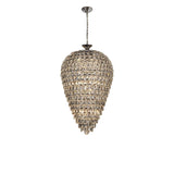 Coniston 60cm Acorn 16 Light Crystal Chandelier - Polished Chrome