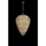 Coniston 80cm Acorn 25 Light Crystal Chandelier - Polished Chrome