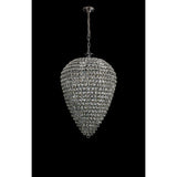 Coniston 80cm Acorn 25 Light Crystal Chandelier - Polished Chrome