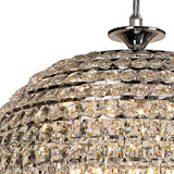 Coniston 80cm Acorn 25 Light Crystal Chandelier - Polished Chrome