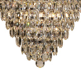 Coniston 80cm Acorn 25 Light Crystal Chandelier - Polished Chrome