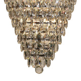 Coniston 80cm Tall Acorn 30 Light Crystal Chandelier - Polished Chrome