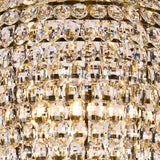Coniston 60cm Acorn 16 Light Crystal Chandelier - Antique Brass