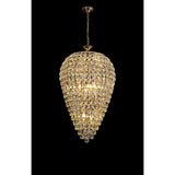 Coniston 60cm Acorn 16 Light Crystal Chandelier - French Gold