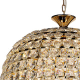 Coniston 60cm Acorn 16 Light Crystal Chandelier - French Gold