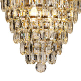Coniston 60cm Acorn 16 Light Crystal Chandelier - French Gold