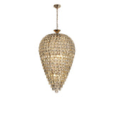 Coniston 60cm Acorn 16 Light Crystal Chandelier - French Gold