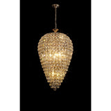 Coniston 60cm Acorn 16 Light Crystal Chandelier - French Gold