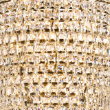 Coniston 80cm Acorn 25 Light Crystal Chandelier - Antique Brass