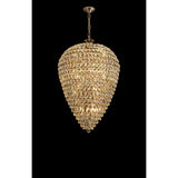 Coniston 80cm Acorn 25 Light Crystal Chandelier - French Gold