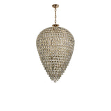 Coniston 80cm Acorn 25 Light Crystal Chandelier - French Gold