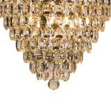 Coniston 80cm Acorn 25 Light Crystal Chandelier - French Gold