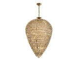 Coniston 80cm Acorn 25 Light Crystal Chandelier - French Gold