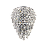 Coniston 4 Light Crystal Wall Light – Polished Chrome