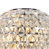 Coniston 4 Light Crystal Wall Light – Polished Chrome