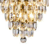 Coniston 4 Light Crystal Wall Light – Antique Brass