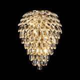 Coniston 4 Light Crystal Wall Light – Antique Brass