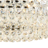 Coniston 15 Light Ring Crystal Semi-Flush Ceiling Light - Polished Chrome