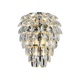 Coniston 4 Light Bathroom Crystal Wall Light - Chrome