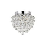 Coniston 3 Light Bathroom Crystal Flush Ceiling Light - Polished Chrome