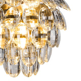 Coniston 2 Light Bathroom Crystal Wall Light - Brass