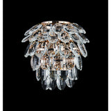 Coniston 2 Light Bathroom Crystal Wall Light - Gold