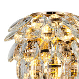 Coniston 2 Light Bathroom Crystal Wall Light - Gold