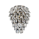Coniston 4 Light Bathroom Crystal Wall Light - Brass