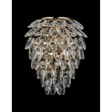Coniston 4 Light Bathroom Crystal Wall Light - Gold