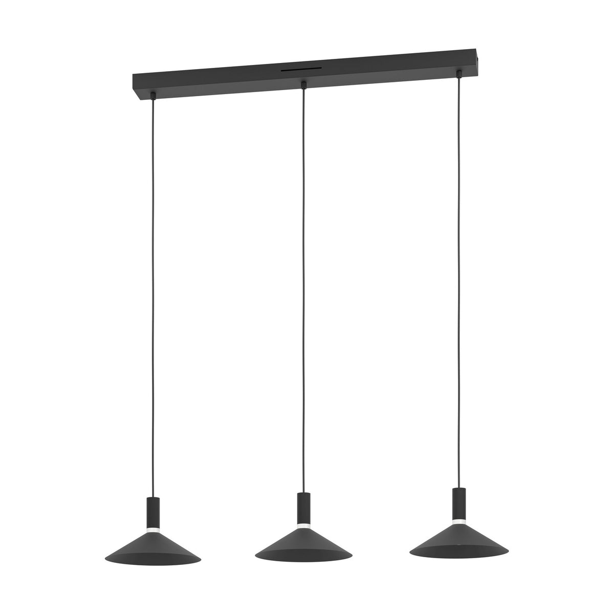 Conomavilla Smart Colour Changing Linear Pendant Light - Black