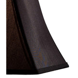 Contessa Extra Small Square Lampshade - Black, 13/20.5cm x 18.5cm