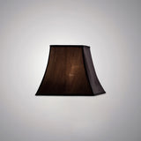 Contessa Extra Small Square Lampshade - Black, 13/20.5cm x 18.5cm