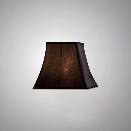 Contessa Extra Small Square Lampshade - Black, 13/20.5cm x 18.5cm