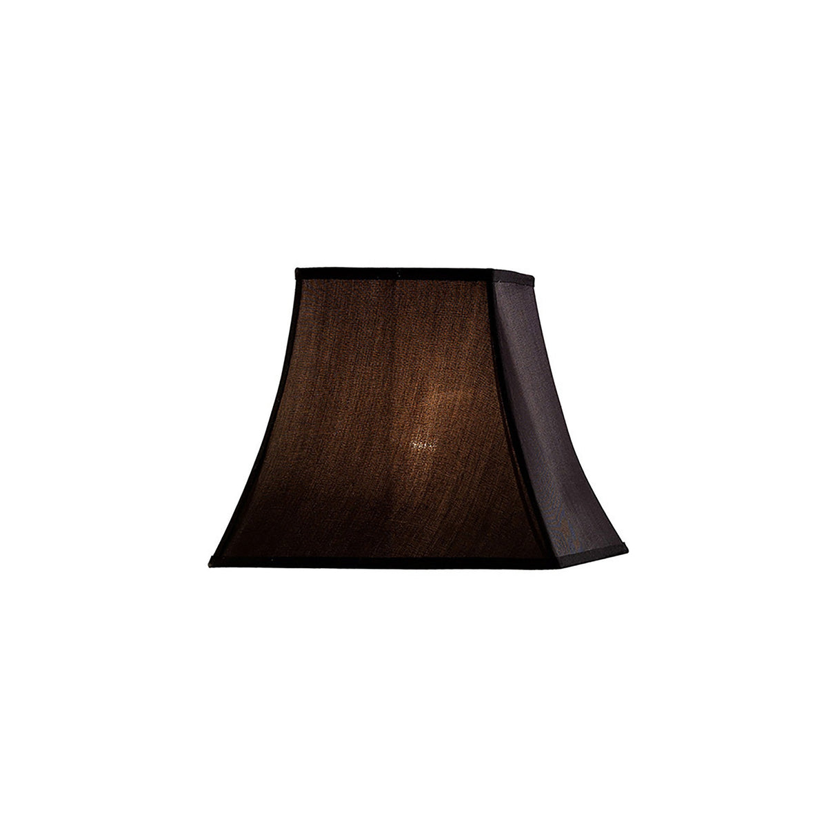 Contessa Extra Small Square Lampshade - Black, 13/20.5cm x 18.5cm