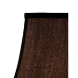 Contessa Large Square Lampshade - Black, 19/35.5cm x 30cm