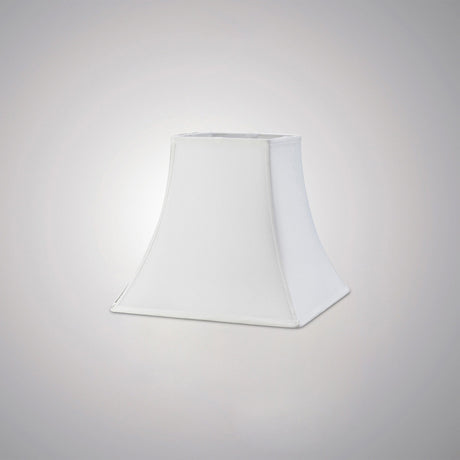 Contessa Extra Small Square Lampshade - White, 13/20.5cm x 18.5cm